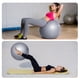 thumbnail image 5 of Pelota De Yoga Pelotas de equilibrio de PVC Antideslizante Equipo de deportes de pelota de equilibrio de fitness (45 cm gris), 5 of 7