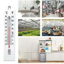 Wall Thermometer under $5! CQCYD Wall Mounted Thermometer, Indoor Outdoor Temperature Gauge with Dual Scale, Home Office and Garden Weather Instrument