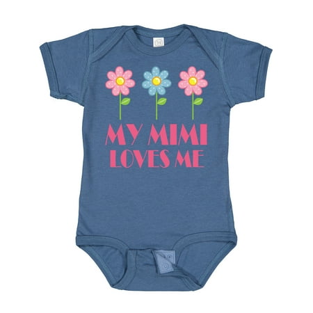 

Inktastic Mimi Loves Me Daisies Gift Baby Girl Bodysuit