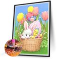 thumbnail image 2 of Pintura de diamante 5D DIY taladro redondo completo conejo pato Kit decoración del hogar arte artesanal FLhrweasw Nuevo, 2 of 9