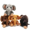 thumbnail image 3 of Flmtop Mini Elephant Plush Stuffed Doll Pendant Keychain Key Chain Holder Bag Decor, 3 of 10