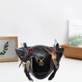thumbnail image 3 of Slccxzc PU Tricorn Pirate Hat Feather Decor Adult Headwear, 3 of 7