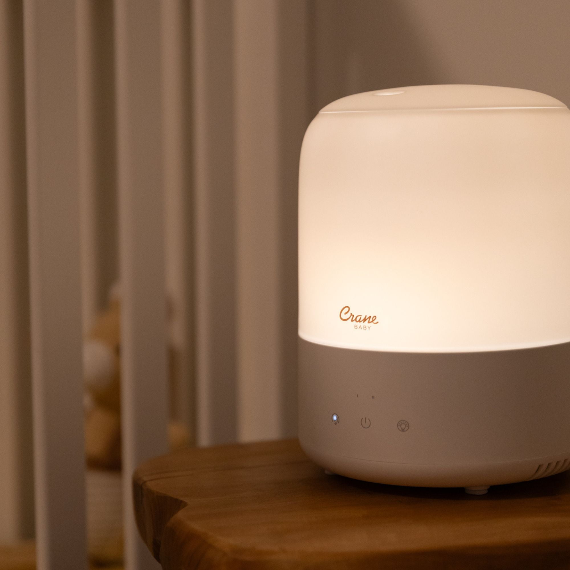 3-in-1 Compact Humidifier for Baby Nursery | 0.5 Gallon with Sleep Support Light & Aroma Diffuser