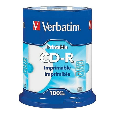 UPC: 0023942984931 | Verbatim 98493 52x CD-R White Inkjet Printable Hub Printable 100/Pack 1674156