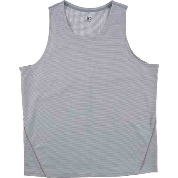 Camiseta sin mangas Ideology Performance para hombre, gris, mediana