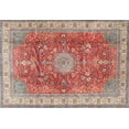thumbnail image 1 of Ahgly Company Indoor Rectangle Traditional Tan Brown Medallion Area Rugs, Swatch Sample, 1 of 6