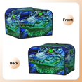 thumbnail image 3 of Fotbe Colorful Stained Glass Crocodile for Four Slice Toaster Cover, Fingerprint Protector, Super Soft Appliance Cover And Dust Cover,Bread Dust Cover & Fingerprint Protection, 3 of 7