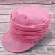 thumbnail image 2 of Fashion Pleated Dome Cap Ladies Cotton Painter Visor Hat 55-60cm(Red), 2 of 5