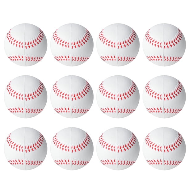 12 piezas de 6,3 cm para patio de juegos de niños, pelota elástica suave de EVA con núcleo completo, juguete para niños que reduce la presión y el estrés