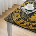 thumbnail image 5 of Acheng Occult Abstract Illusionism Square Tablecloth Full Width Single-Sided Printing 100% Polyester Fiber 52*52, 5 of 8