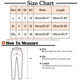 thumbnail image 3 of Womens Travel Pants Casual Striped Straight Leg Wide Leg Pants With Drape & Loose Pockets Home Pajama Pants 70% Cotton 30% Linen L Pants For Women, 3 of 4