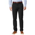 thumbnail image 1 of Kenneth Cole - Pantalones chinos informales sostenibles con frente plano para hombre, color negro, 31 de ancho x 30 de largo Kenneth Cole chino, 1 of 2