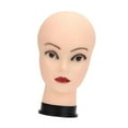 thumbnail image 4 of MERIGLARE Mannequin Head Cosmetology Display for Display Hat Making Salon Black Base, 4 of 9