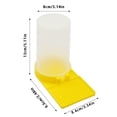 thumbnail image 2 of Outdor Bird Water Feeder For Quail Chick Automatic Water Dispenser For Poultry Chicken Waterer With Leak Proof Design Small Water Bowl For Birds Hamsters Rabbits, 2 of 5