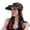 Black, variant on Women's Summer Sun Hat with Fan Rechargeable Wide Brim Visor Hat Outdoor Empty Top Sun Cap for Gardening Hiking & Daily Use