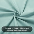 thumbnail image 5 of Sleep Zone Kids Full Size Bed Sheets Set 4-Piece - Super Soft & Cute Kids Sheet Set with Flat Sheet, Fitted Sheet, Pillowcase (Full, Mint Green), 5 of 6