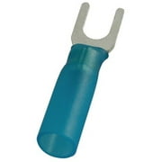 POWER FIRST 5UGJ6 16-14 AWG Heat-Shrink Fork Terminal 1/4" Stud PK25
