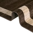 thumbnail image 3 of Unique Loom Del Mar Collection Tapis Rond Contemporain Transitionnel, 6 Pieds, Brun/ivoire, 3 of 4