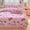 Happy Katie, variant on Genuine Cartoon Cotton Four-piece Set Cotton Sanrio Kt Bed Sheet Quilt Cover Pillowcase Three-piece Set
