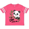 thumbnail image 3 of Inktastic My Oma Loves Me- Cute Panda Boys or Girls Toddler T-Shirt, 3 of 5