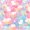 Pink Blue 01, variant on Manfei Funny Pet Shower Curtain 72Wx72L, Kawaii Slepping Cat Bathroom Curtain, Pink