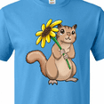 thumbnail image 4 of Inktastic Cute Chipmunk with Sunflower T-Shirt, 4 of 5