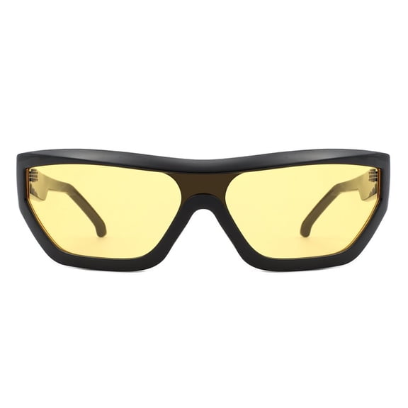 Trendy Bold Style Thick-Rim Square Frame UV-Protective Sunglasses for Women & Unisex - Perfect for Street Styling