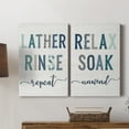 thumbnail image 4 of Lather Rinse Repeat Premium Gallery Wrapped Canvas - Ready to Hang - Set of 2 - 8 x 12 Each, 4 of 9