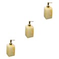 thumbnail image 4 of kurtrusly Practical Pump Bottle Shampoo Dispenser for Home Kitchen Yellow 500ml 3Set, 4 of 6