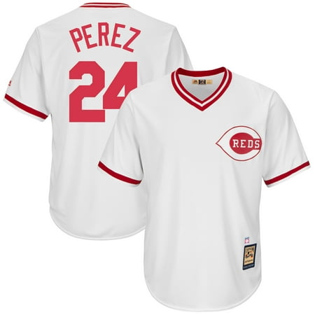 - Tony Perez Cincinnati Reds Majestic Cooperstown Collection Cool Base Player Jersey - White