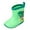 C101/Green, variant on Kids Shoes Short Rain Boots For Womens Ankle Rainboot Slip On Garden Boot Rubber Shoes 18-24 Months