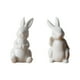 thumbnail image 1 of piezas de decoración de conejos de Pascua, cerámica artesanal, figuras de conejo, adornos de escritorio, 1 of 6