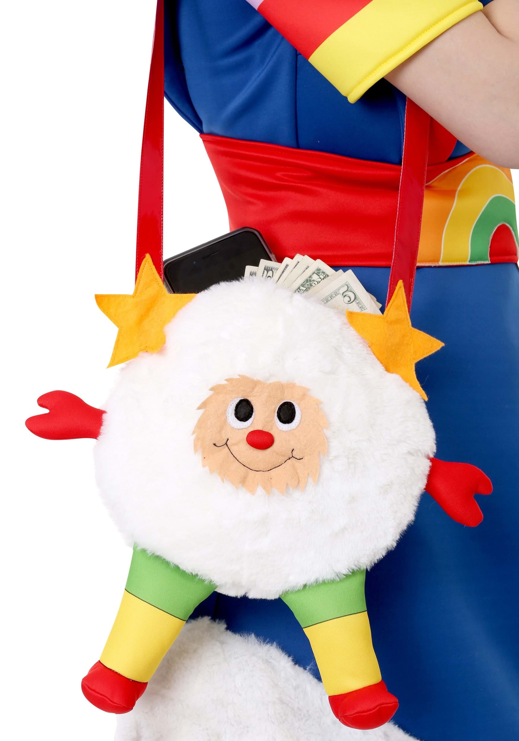 FUN Costumes Adult Polyester Rainbow Brite Spirit Purse, White