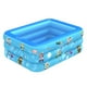 thumbnail image 3 of Piscina inflable para niños, piscina infantil para el hogar, de gran tamaño, con fondo de burbuja, cuadrada, para bebés, al aire libre, 3 of 4