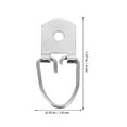 thumbnail image 5 of 20pcs Iron Picture Hooks for Wall Hanging Photos and Pictures, 5 of 8