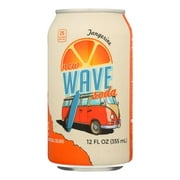 Wave Soda Politely Caffeinated Healthy Soda Tangerine 24 Count