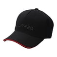 thumbnail image 1 of Gorra Negra Unitalla De Tela Con Logo Frente Rigido Urrea GOUTR, 1 of 2