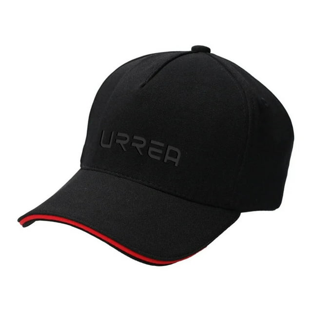 Gorra Negra Unitalla De Tela Con Logo Frente Rigido Urrea GOUTR