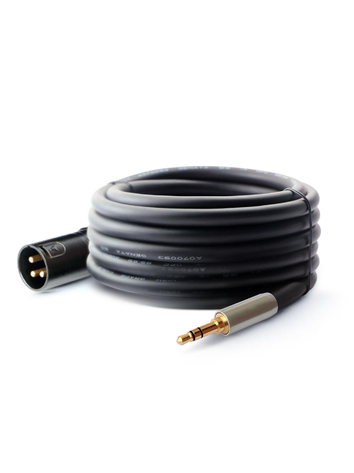 Universal 3.5mm Male to XLR Male Adapter Cable Microphone Cord Connect Devices for Mixing Console Power Amplifier