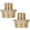Doré, variante sur MIANGASTORE 2 Pcs Raccord en Laiton /2 Réducteurs Raccord de Tuyau d'Arrosage Adaptateur de Tuyau