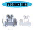 thumbnail image 5 of Tabletop Ornament Flexible Silicone Mold for Easters Decoration Eggs Transport Truck Embellishments Making Mold, 5 of 14