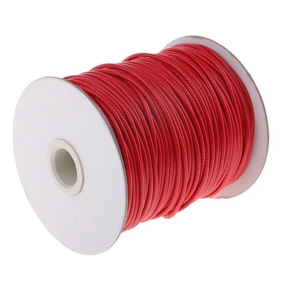 2mm ed Cotton Cord For DIY Bracelet/Necklace Jewery Making 82 Meter/Spool Red