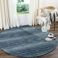 thumbnail image 2 of SAFAVIEH Himalaya Branden Striped Wool Area Rug, Blue/Multi, 5' x 8', 2 of 3