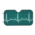 thumbnail image 7 of Balery ECG Wave Print Car Windshield Sun Shade,Windshield Sunshade for Car Pickup Truck SUV Accessories-Medium, 7 of 7