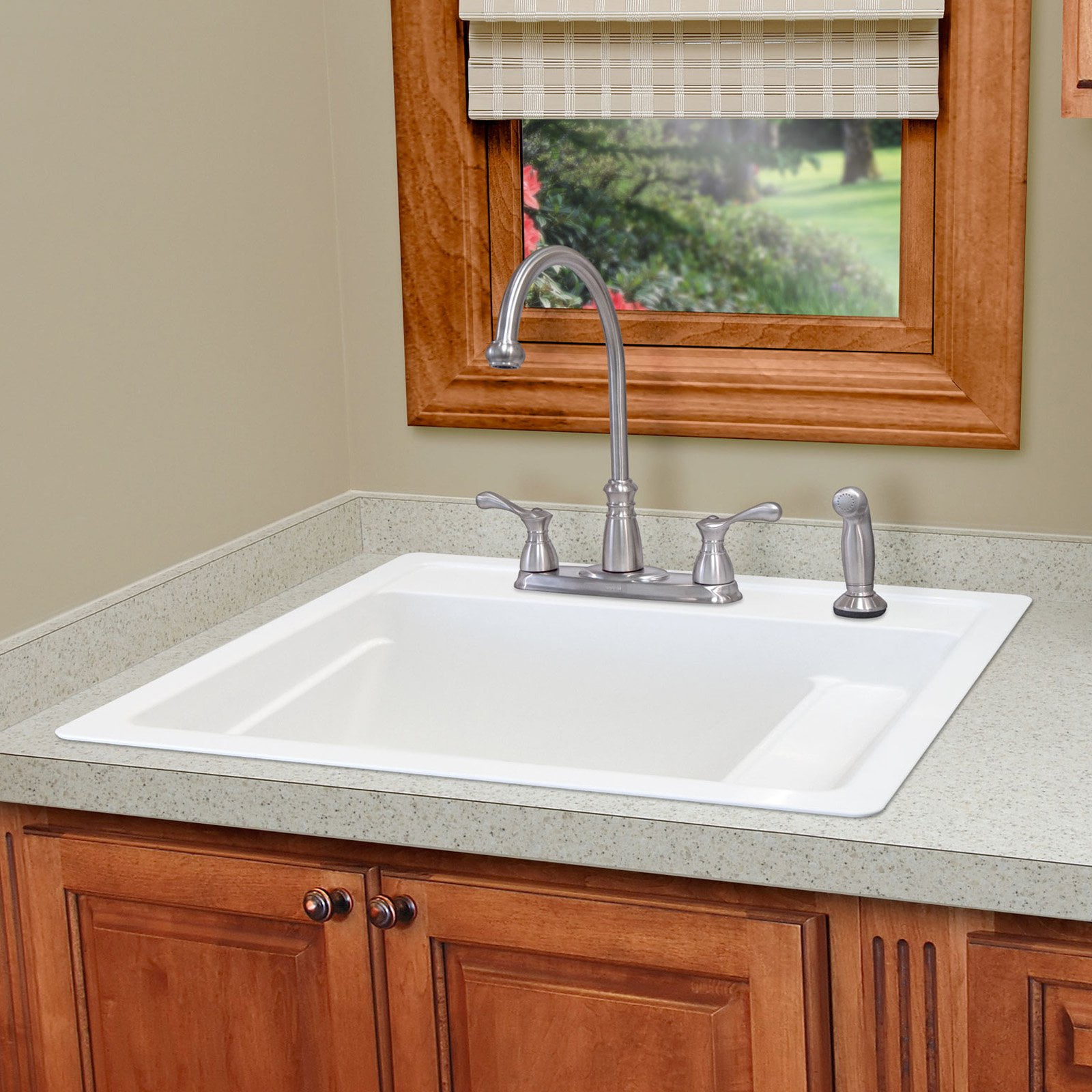 Mustee Vector 25 Single Basin Drop In Utility Sink