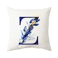 thumbnail image 1 of VogueV Spring Alphabet Pillow Cover - Seasonal A-Z Decorative Case Z, 1 of 4