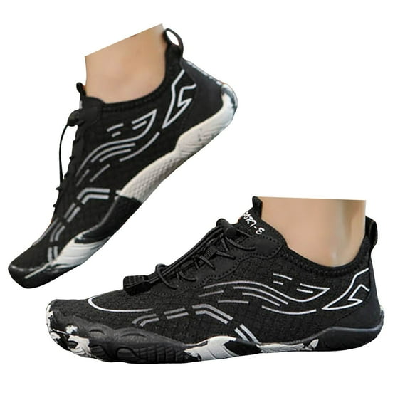 Mepaouo Wide Water Shoes for Men Women Waterproof Quick Dry Barefoot Shoes Hiking Surfing Walking
