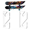 thumbnail image 1 of Estante De Pared Para Monopatín, Fácil De Instalar, Soporte De Exhibición De Pared Para Monopatín Estable De 2 Niveles Que Ahorra Espacio Para Snowboard Para Longboard, 1 of 7
