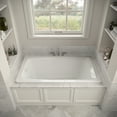 thumbnail image 3 of Streamline N-4400-757-WH 60 in. x 32 in. Acrylic Soaking Drop-In Bathtub in Glossy White, With External Drain in Glossy White, 3 of 13