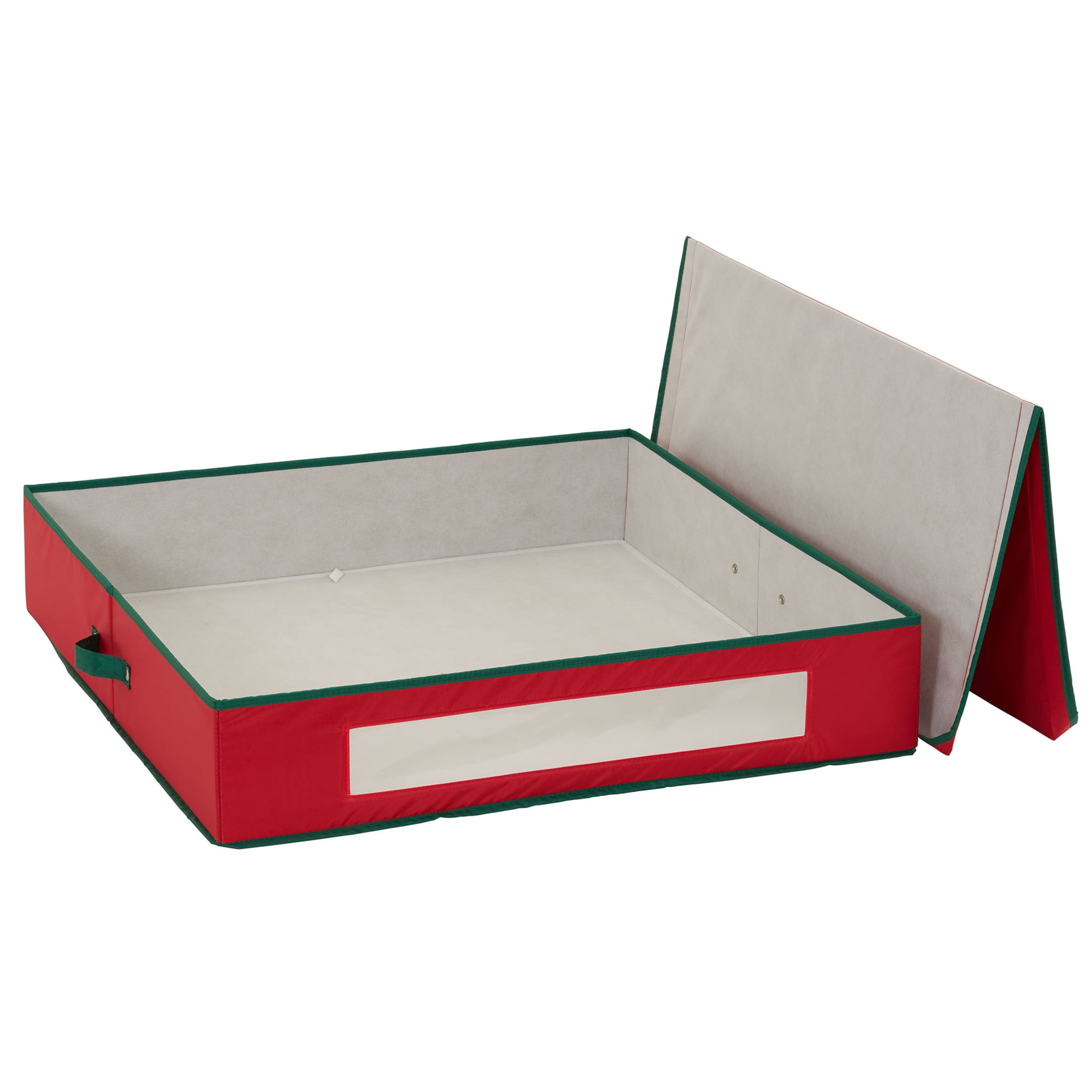 Household Essentials Christmas Wreath Storage Container, 30 Inch Holiday Wreath Storage Box with Handles, Sturdy Sides, Keeps Wreaths Free of Dust and Pests in Storage